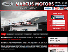 Tablet Screenshot of marcusmotors.com